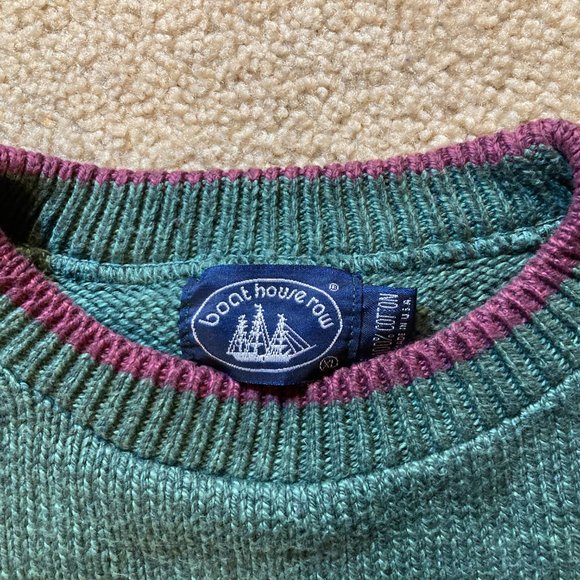 Boat House Row Sweaters Vintage Boat House Row Thick Sweater Mens